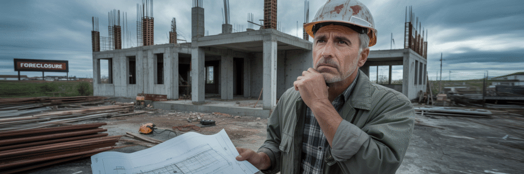 Construction worker experiencing finance issues