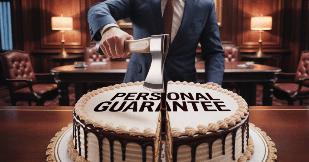 Bell and company cutting a personal guarantee debt in half